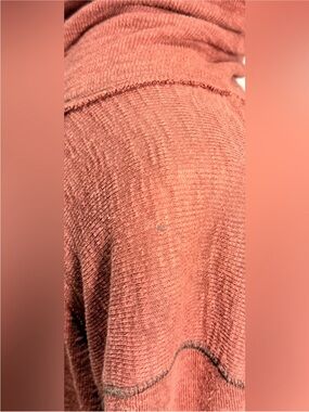 We The Free Size Small Womens Cozy Knit Pullover Turtleneck Sweater - Dusty Rose